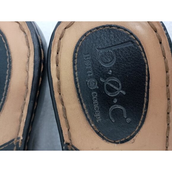 B.O.C Born Concept Womens Sandals 9 Brown BOHO Wedge Slide Comfort Slip On - Picture 3 of 8